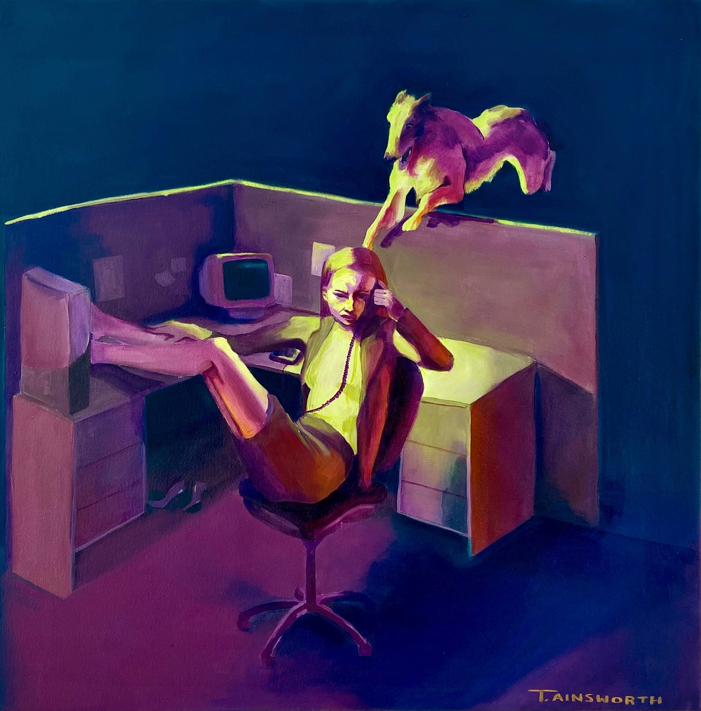"Just Gotta Make it till 4:59" Signed Print