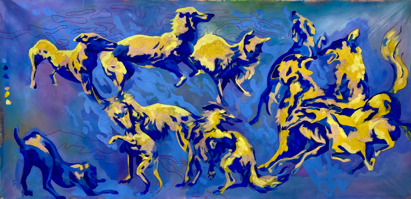 "Pack Mentality" Signed Print